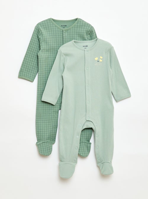 Pyjama-Set mit Füssen - Kiabi