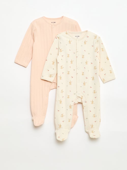 Pyjama-Set mit Füssen - Kiabi