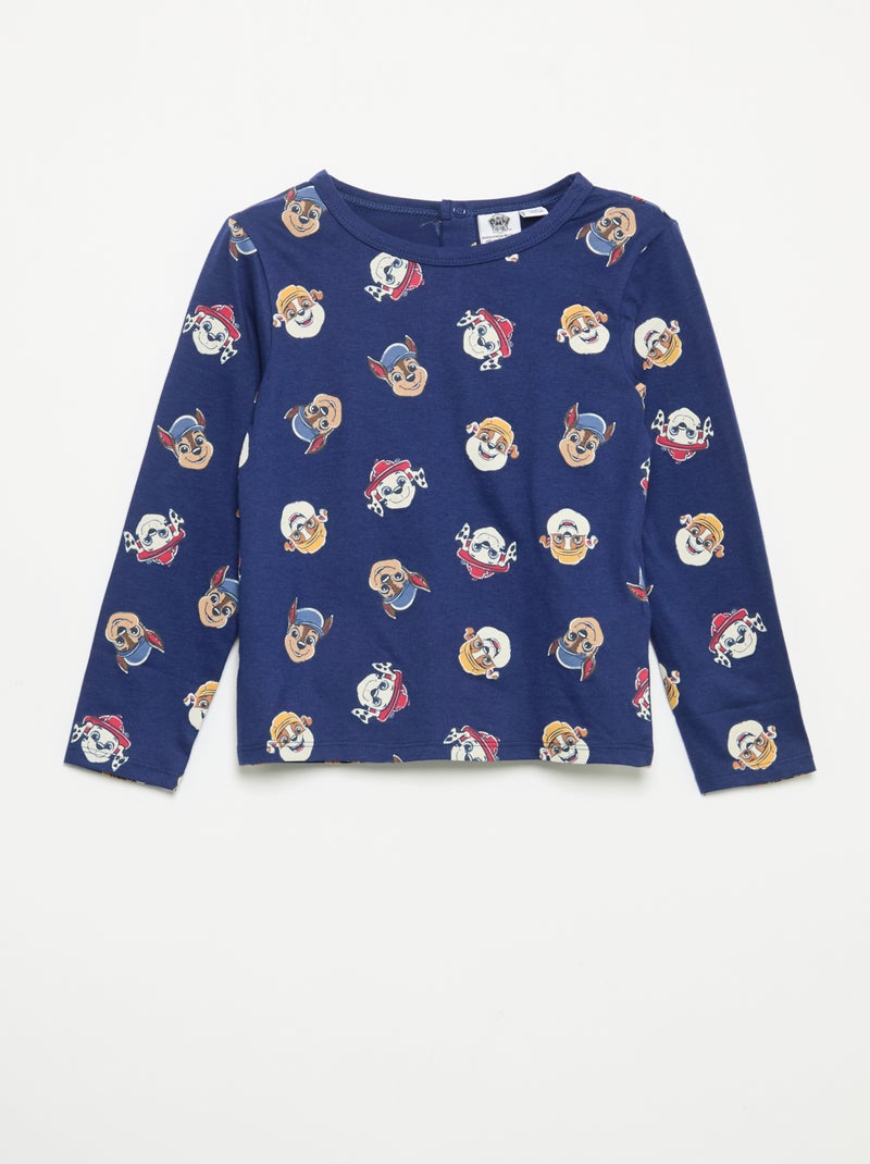 Pyjama-Set 'PAW Patrol' T-Shirt + Hose - 2-teilig Bleu - Kiabi