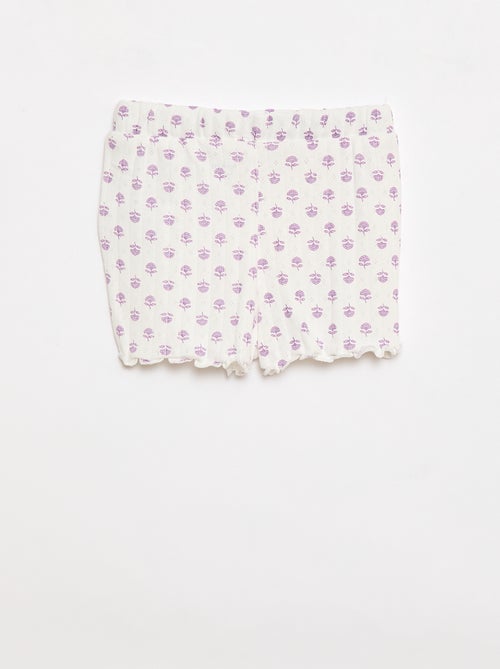 Pyjama short 2 pièces - Kiabi