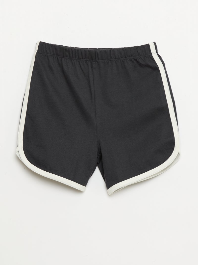 Pyjama short 2 pièces Gris - Kiabi