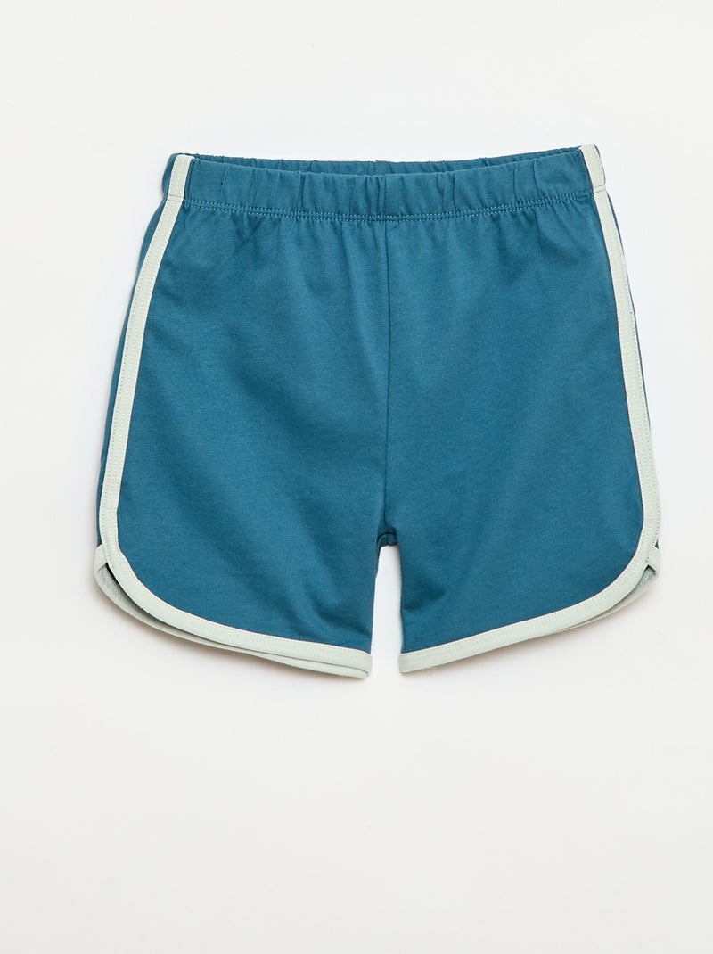 Pyjama short 2 pièces Vert - Kiabi