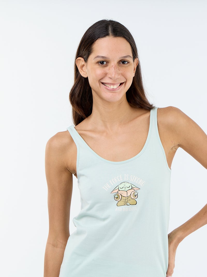 Pyjama short 'Disney' - 2 pièces Vert - Kiabi