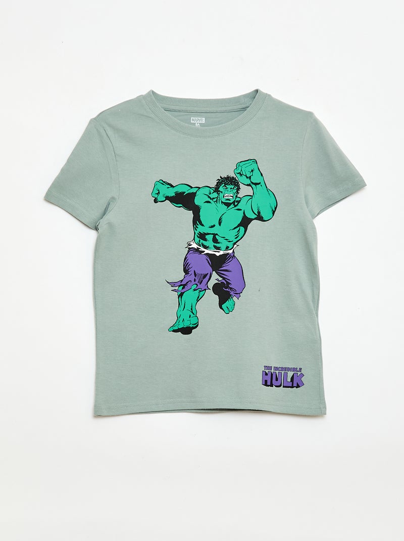Pyjama short 'Hulk' 'Marvel' Vert - Kiabi