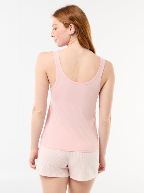 Pyjama short imprimé - 2 pièces - Kiabi