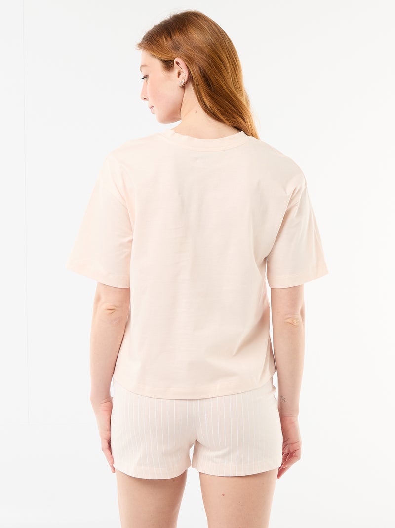 Pyjama short imprimé 'Minnie' - 2 pièces Rose - Kiabi