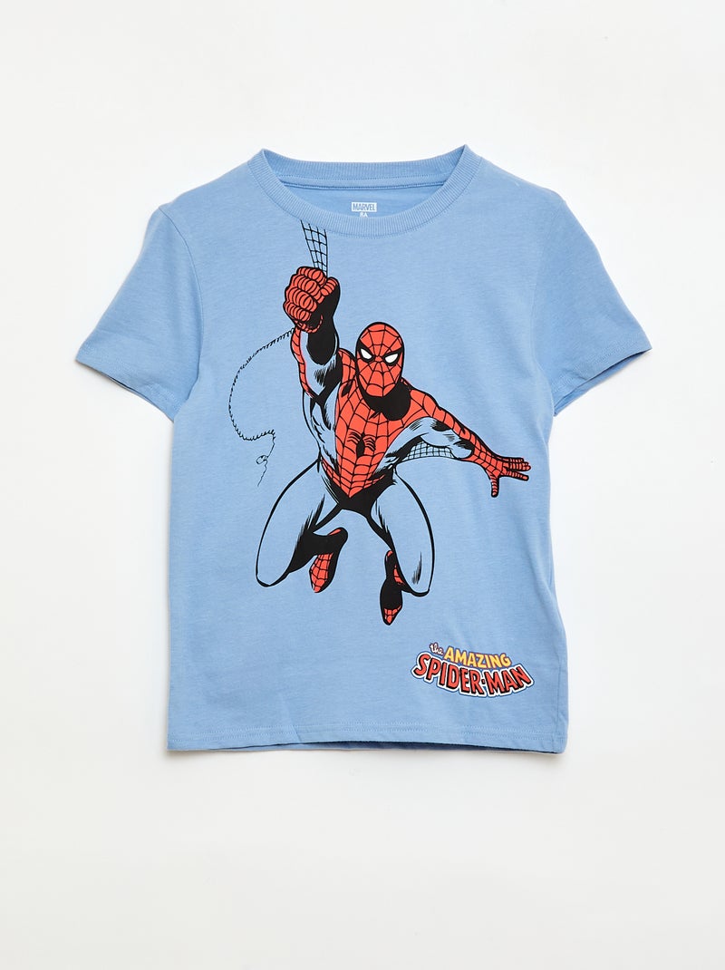 Pyjama short 'Spider-Man' 'Marvel' Bleu - Kiabi