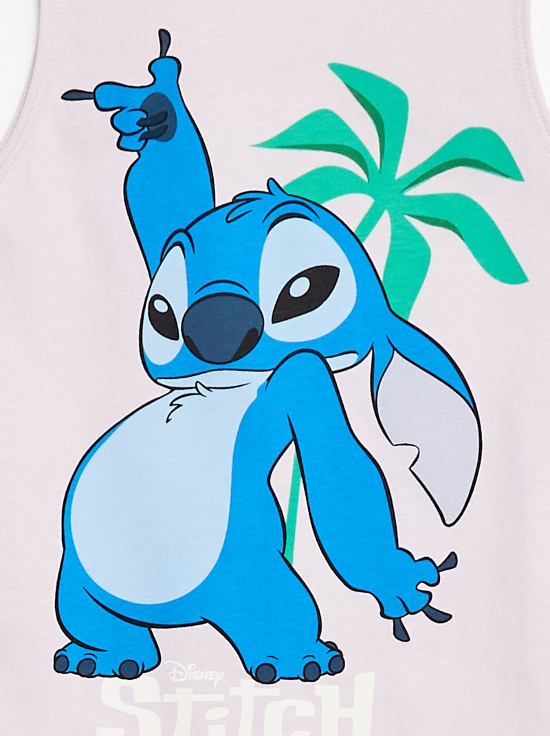 Pyjama short + T-shirt 'Disney' Violet - Kiabi