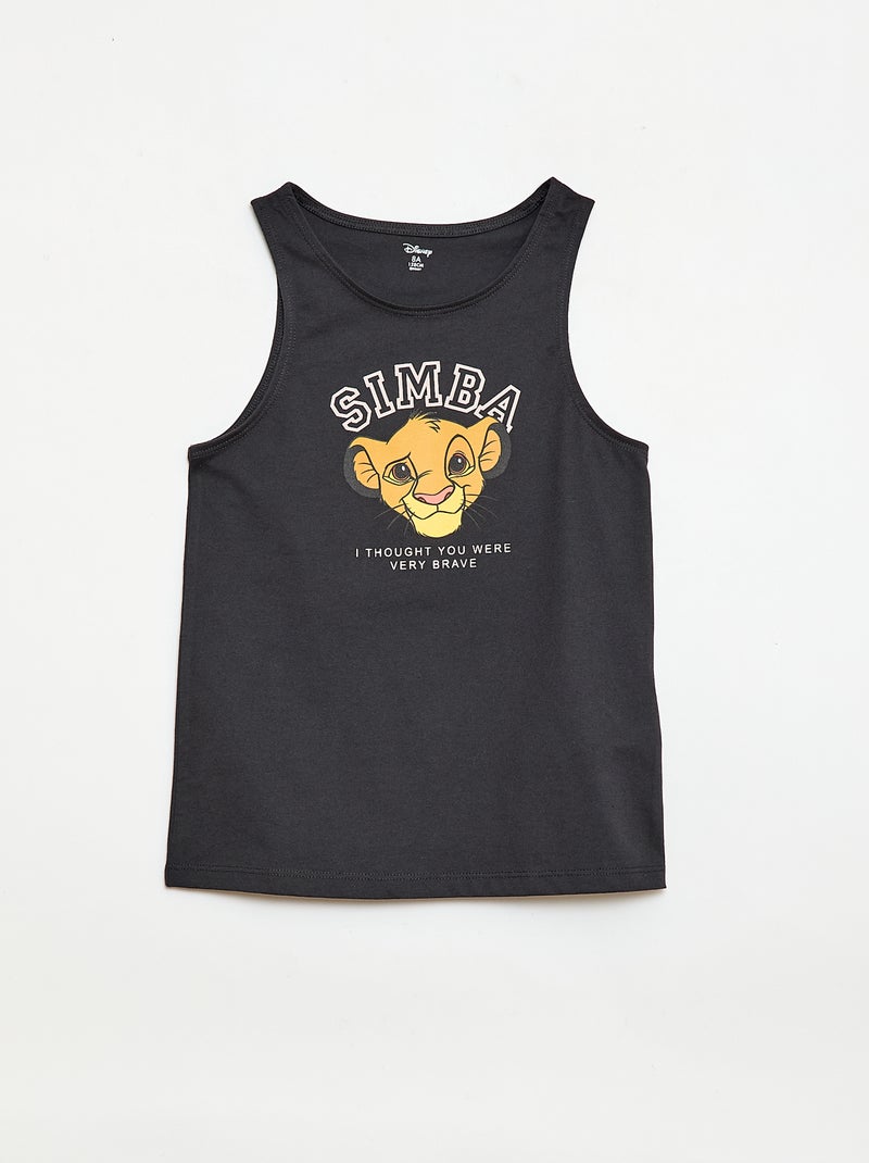 Pyjama short + T-shirt 'Simba' 'Disney' Noir - Kiabi