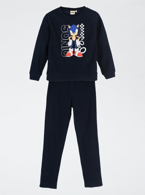 Pyjama 'Sonic' 2-teilig - Langarm-T-Shirt + Hose - Kiabi