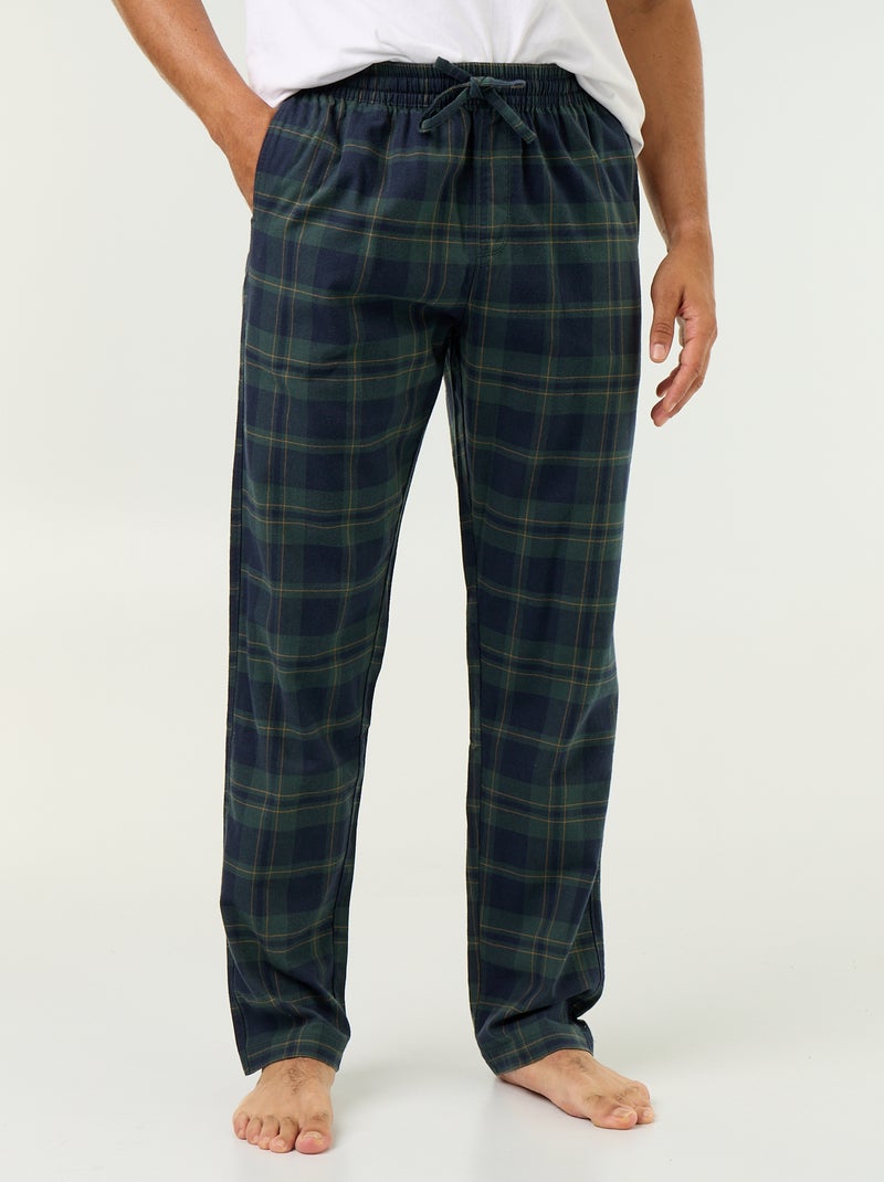 Pyjamahose mit 2 Taschen Vert - Kiabi