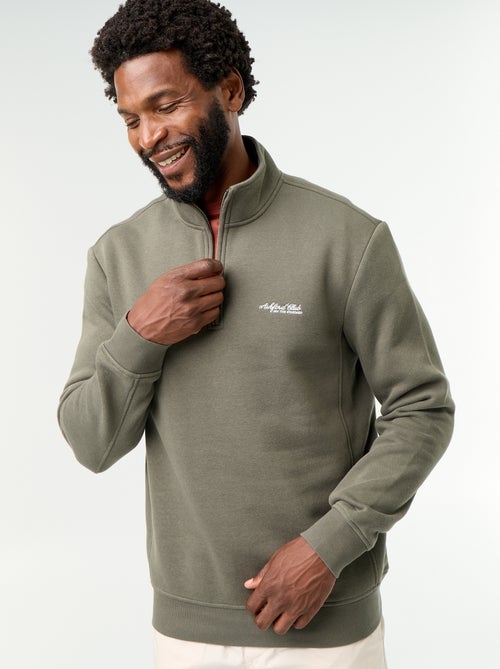 Quarter-zip sweatshirt - Kiabi