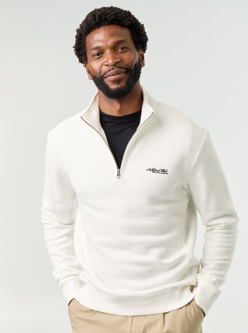 Quarter-zip sweatshirt - Kiabi