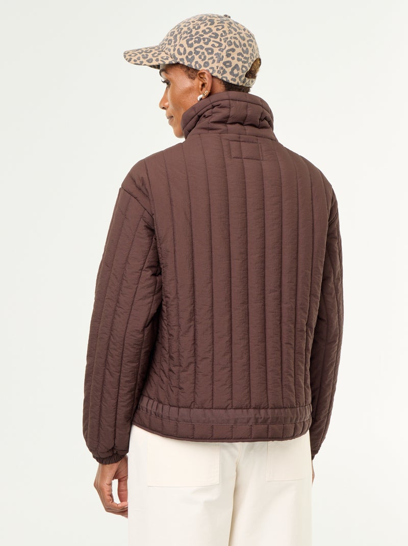 Quilted jacket Brown - Kiabi