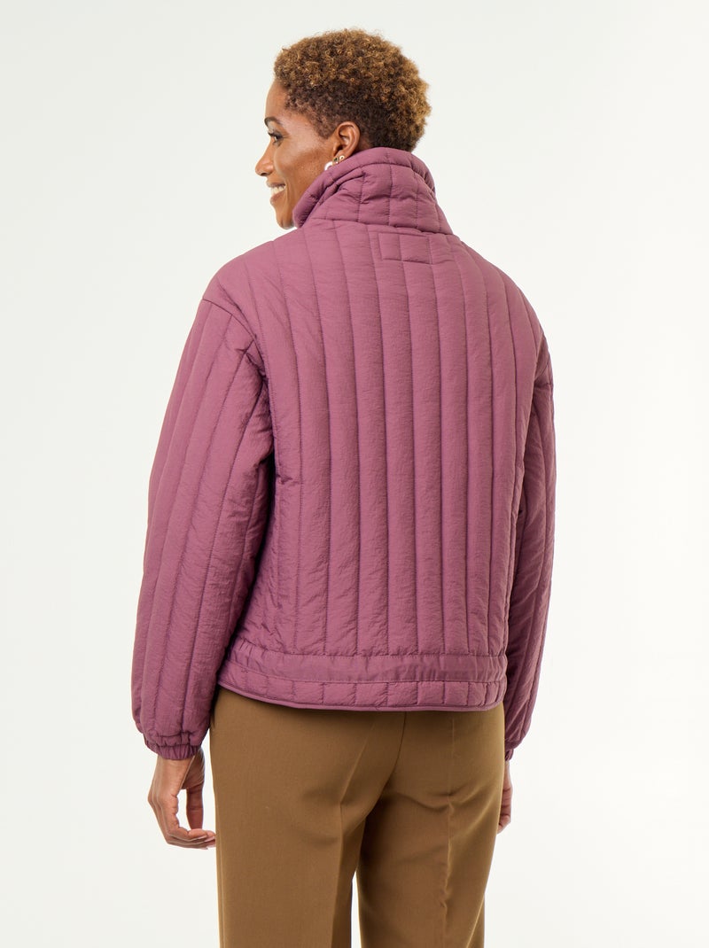 Quilted jacket Purple - Kiabi