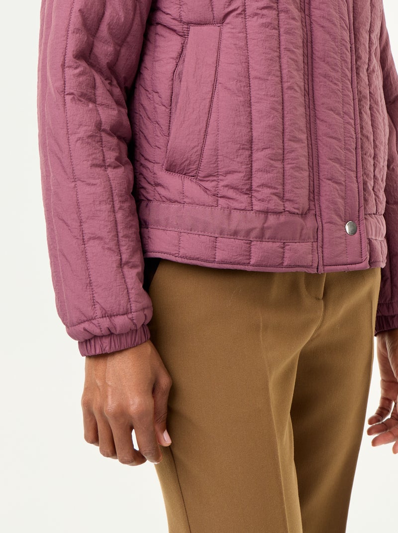 Quilted jacket Purple - Kiabi