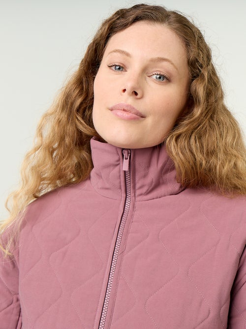 Quilted jacket with adjustable waist - Kiabi