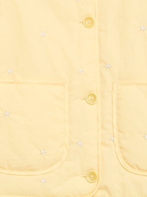 Quilted Jacket with Embroidered Design - Kiabi
