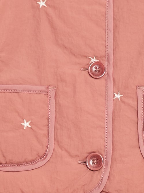 Quilted Jacket with Round Neck in Water-Repellent Fabric - Kiabi