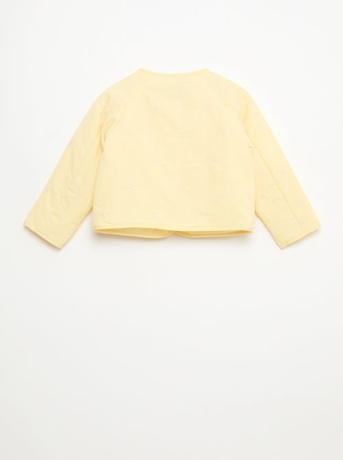 Quilted Jacket with Round Neck in Water-Repellent Fabric - Kiabi