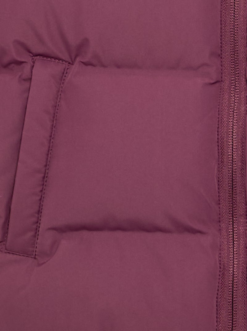 Quilted lined puffer jacket Purple - Kiabi