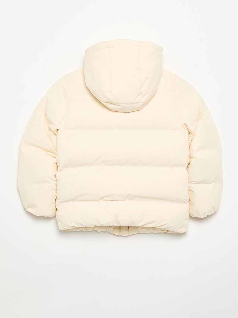 Quilted lined puffer jacket White - Kiabi