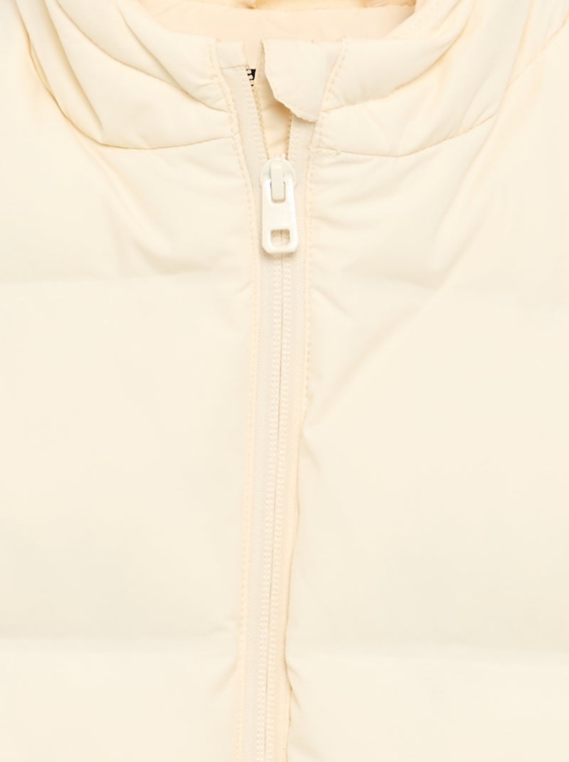 Quilted lined puffer jacket White - Kiabi