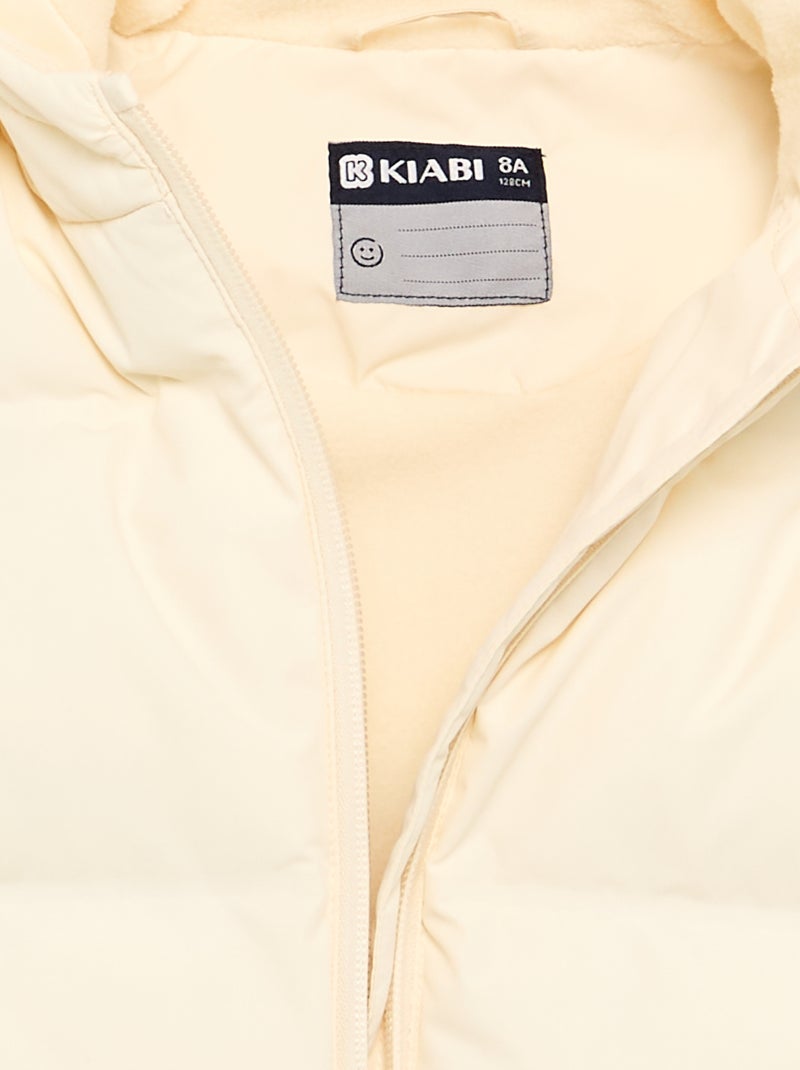 Quilted lined puffer jacket White - Kiabi