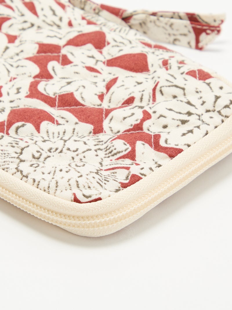 Quilted mini pouch Red - Kiabi