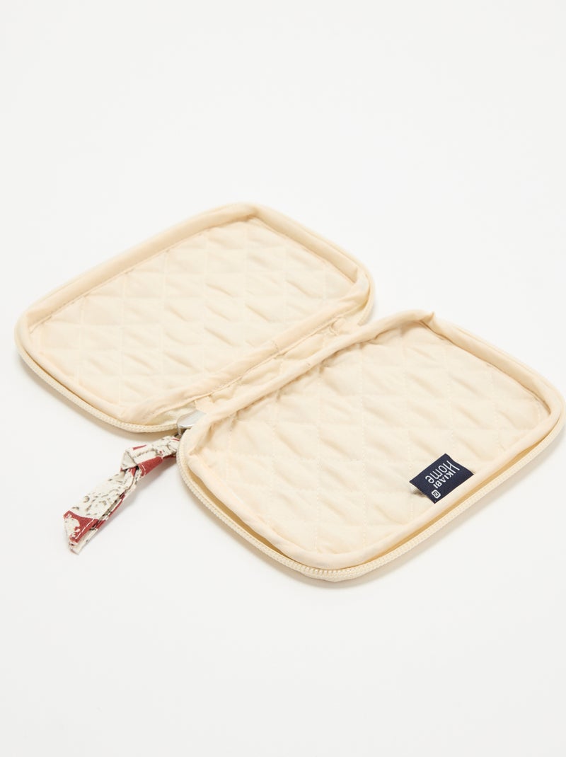 Quilted mini pouch Red - Kiabi