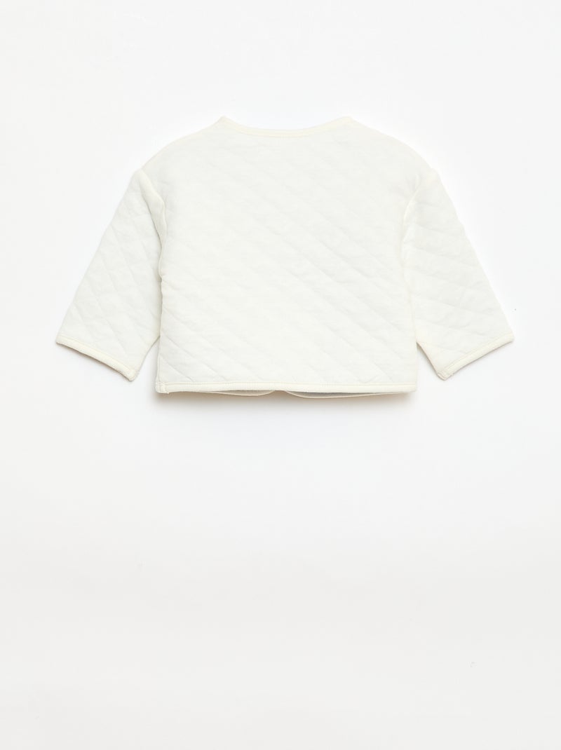 Quilted Newborn Jacket Blue - Kiabi