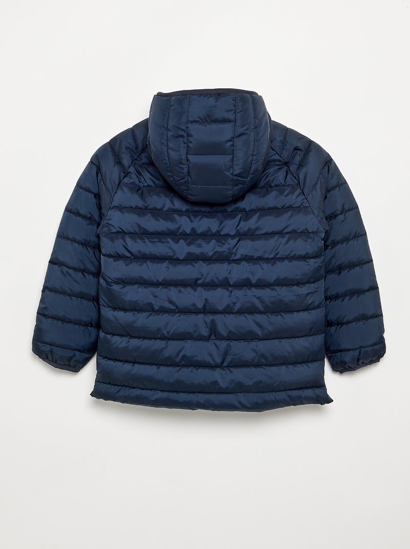 Quilted puffer jacket with sherpa lining - easy-to-wear collection Blue - Kiabi