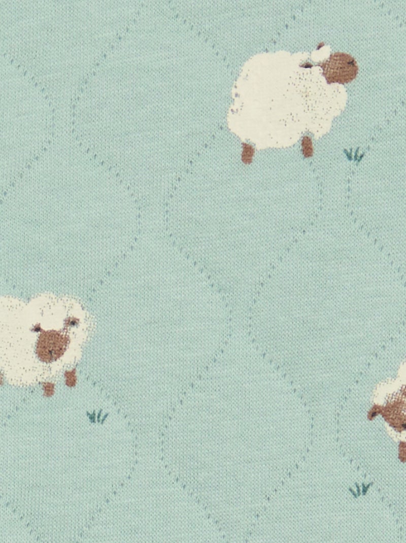 Quilted Sleeper Without Feet Blue - Kiabi