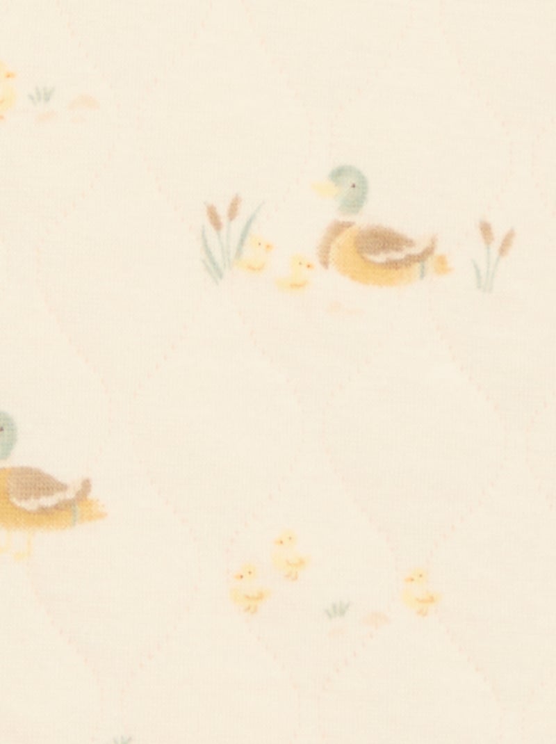 Quilted Sleeper Without Feet White - Kiabi