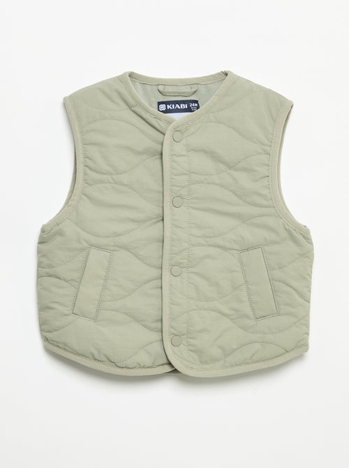 Quilted Sleeveless Puffer Vest - Kiabi