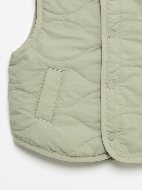 Quilted Sleeveless Puffer Vest - Kiabi
