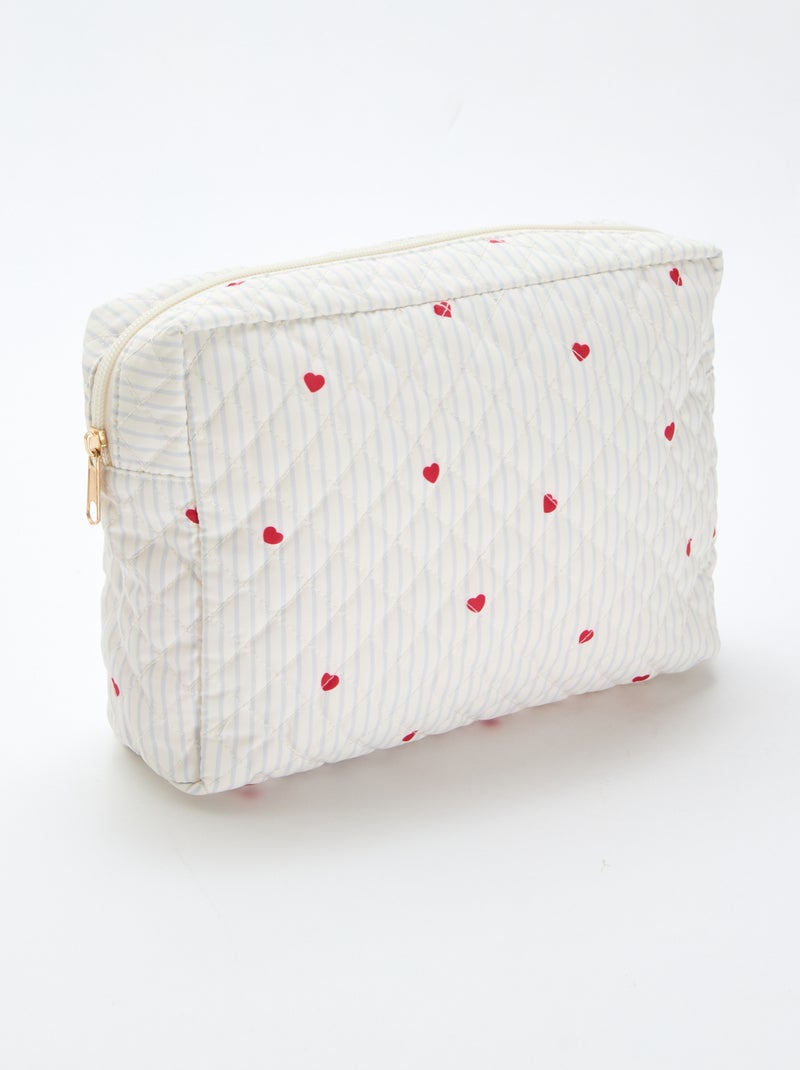 Quilted storage pouch Blue - Kiabi