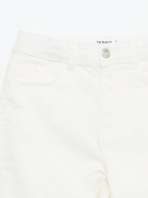 Raw-Edge Denim Capri Pants - Kiabi