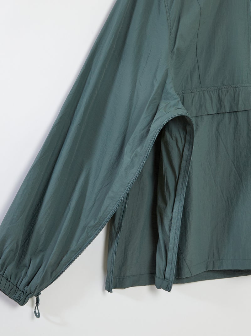 Regenjacke mit Kapuze – Kollektion zum einfachen Anziehen GRÜN - Kiabi