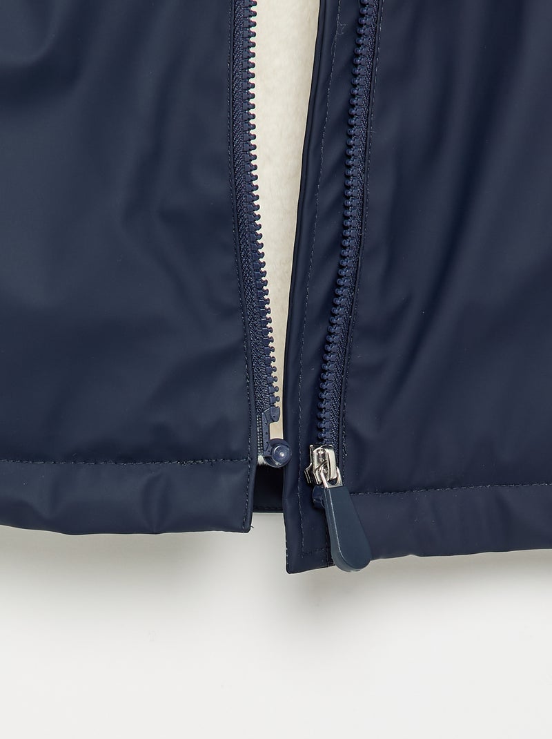 Regenponcho – Kollektion einfach anzuziehen Blau - Kiabi