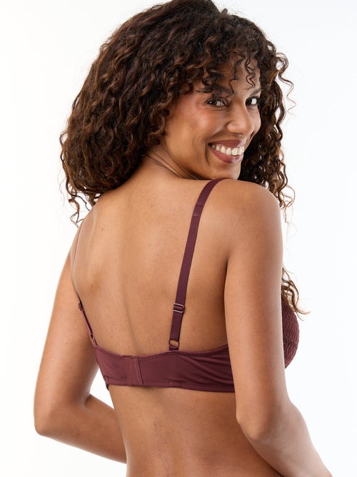 Reggiseno a balconcino avvolgente in pizzo - Kiabi