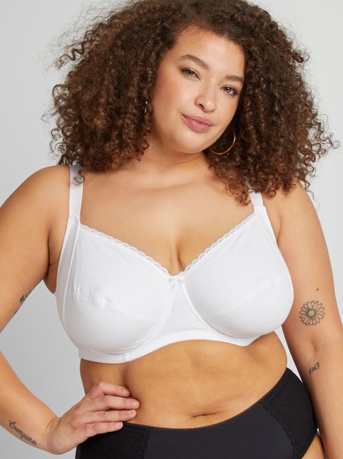 Reggiseno a balconcino in jersey - Kiabi