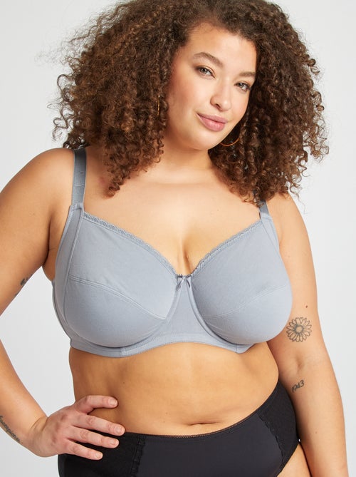 Reggiseno a balconcino in jersey - Kiabi