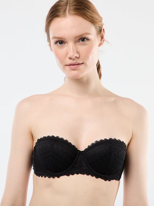 Reggiseno a balconcino in pizzo - Kiabi