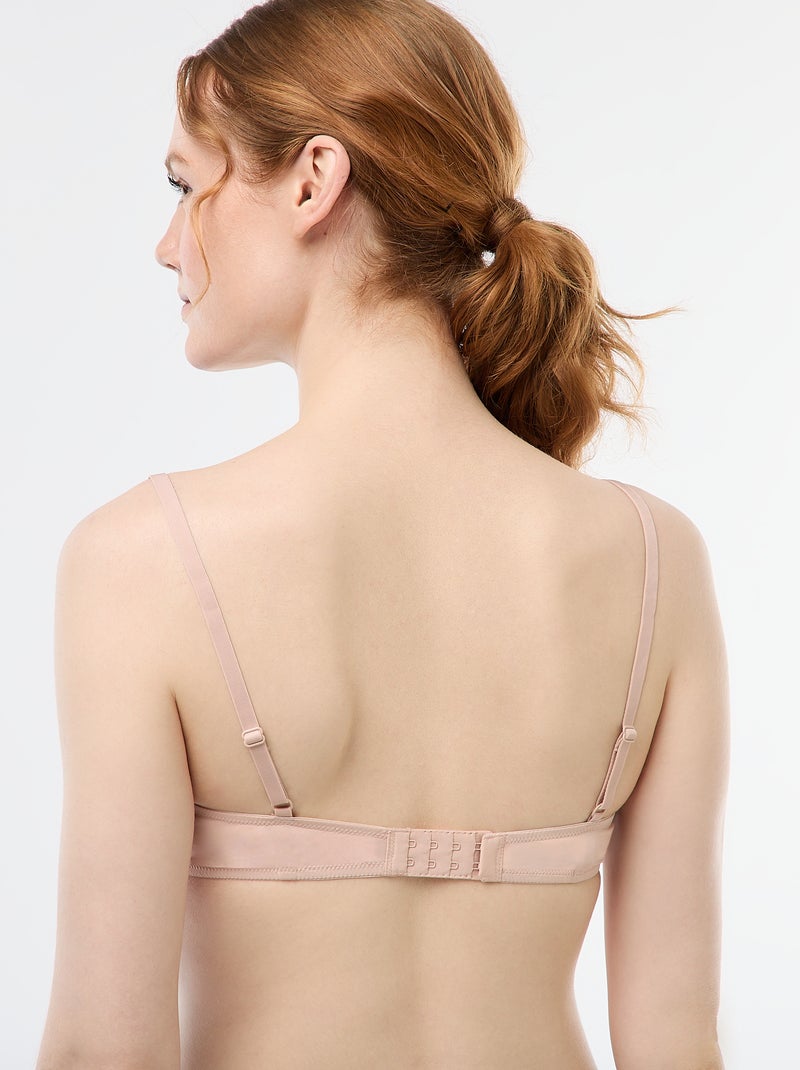 Reggiseno a balconcino in pizzo Rosa - Kiabi