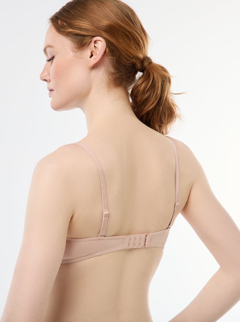 Reggiseno a balconcino in pizzo Rosa - Kiabi