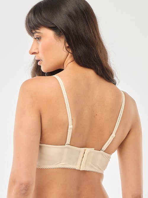 Reggiseno a balconcino in tulle fiorito - Kiabi Reggiseno a balconcino in tulle fiorito - Kiabi