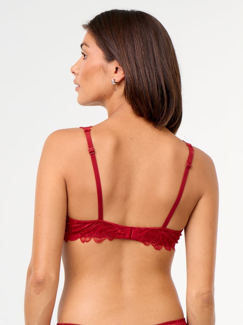 Reggiseno a foulard in pizzo - Kiabi