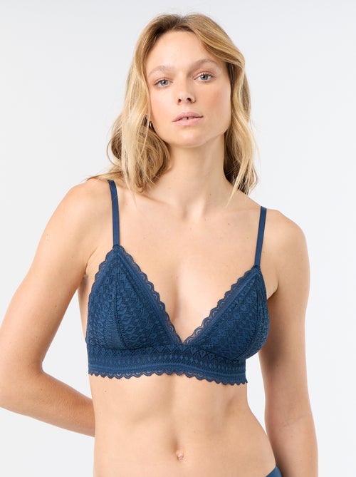 Reggiseno a triangolo in pizzo - Kiabi Reggiseno a triangolo in pizzo - Kiabi