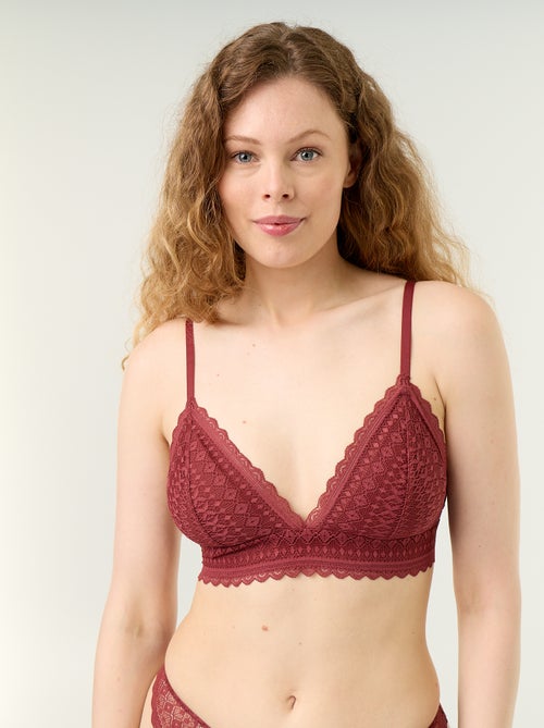 Reggiseno a triangolo in pizzo - Kiabi Reggiseno a triangolo in pizzo - Kiabi
